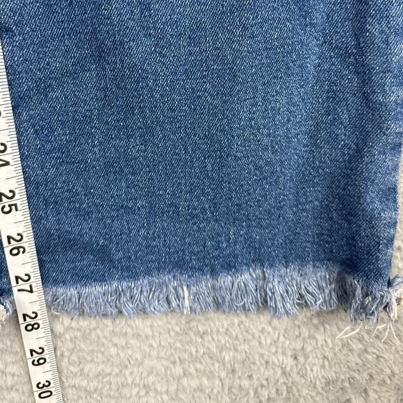 STS Blue Women's Brook High Waist Flare Denim Jeans Raw Hem Size 30 Boho - Picture 6 of 10